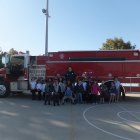 The Kings County Fire Department as on hand to help Cinnamon School celebrate Red Ribbon Week.